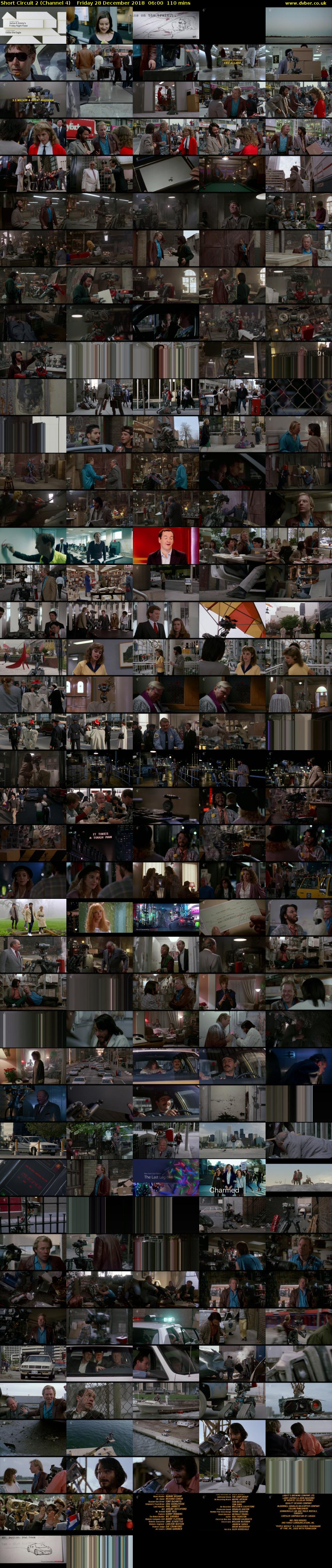 Short Circuit 2 (Channel 4) Friday 28 December 2018 06:00 - 07:50