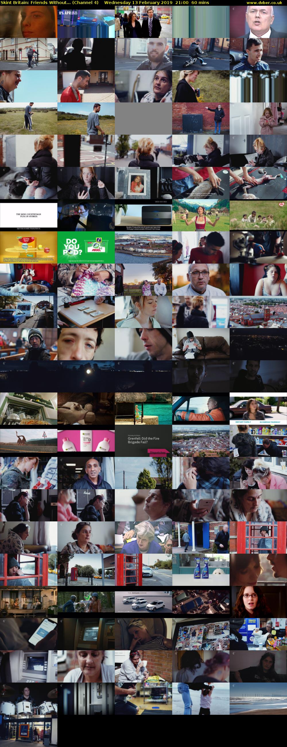 Skint Britain: Friends Without... (Channel 4) Wednesday 13 February 2019 21:00 - 22:00