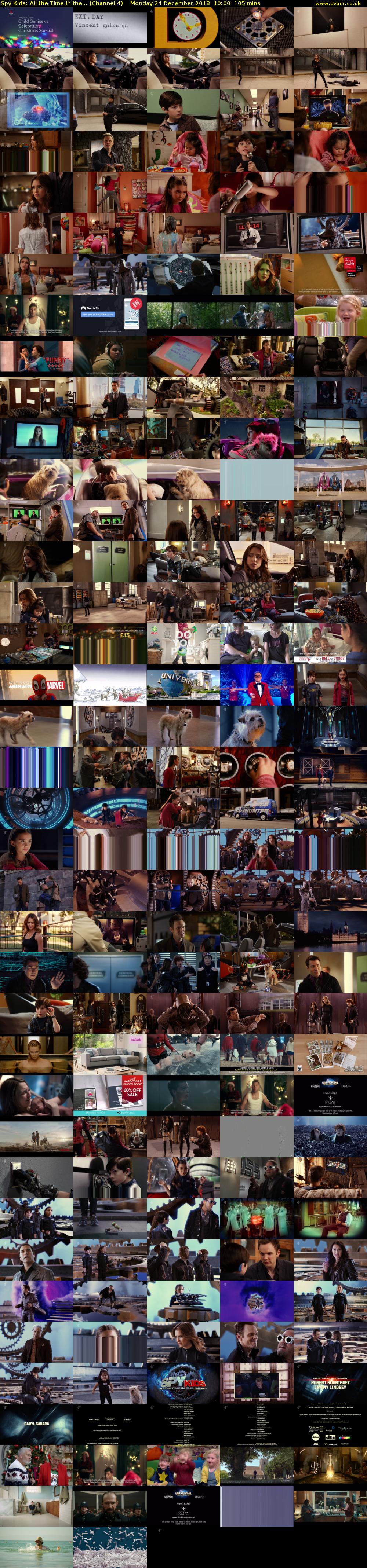 Spy Kids: All the Time in the... (Channel 4) Monday 24 December 2018 10:00 - 11:45