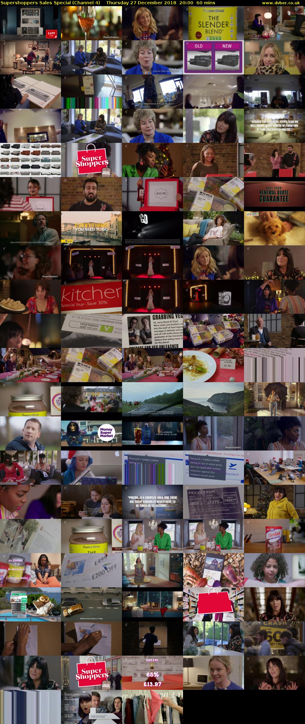 Supershoppers Sales Special (Channel 4) Thursday 27 December 2018 20:00 - 21:00