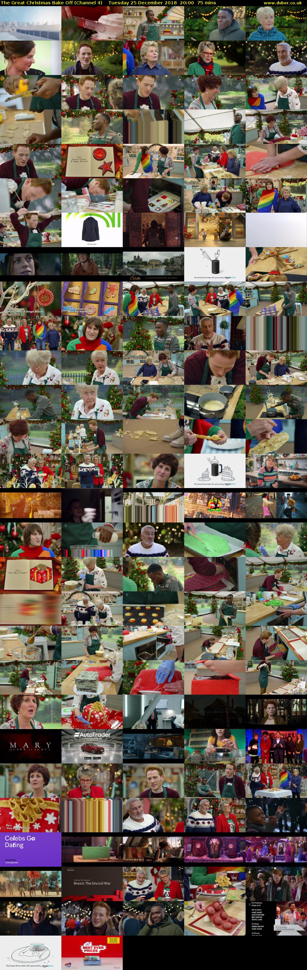 The Great Christmas Bake Off (Channel 4) Tuesday 25 December 2018 20:00 - 21:15