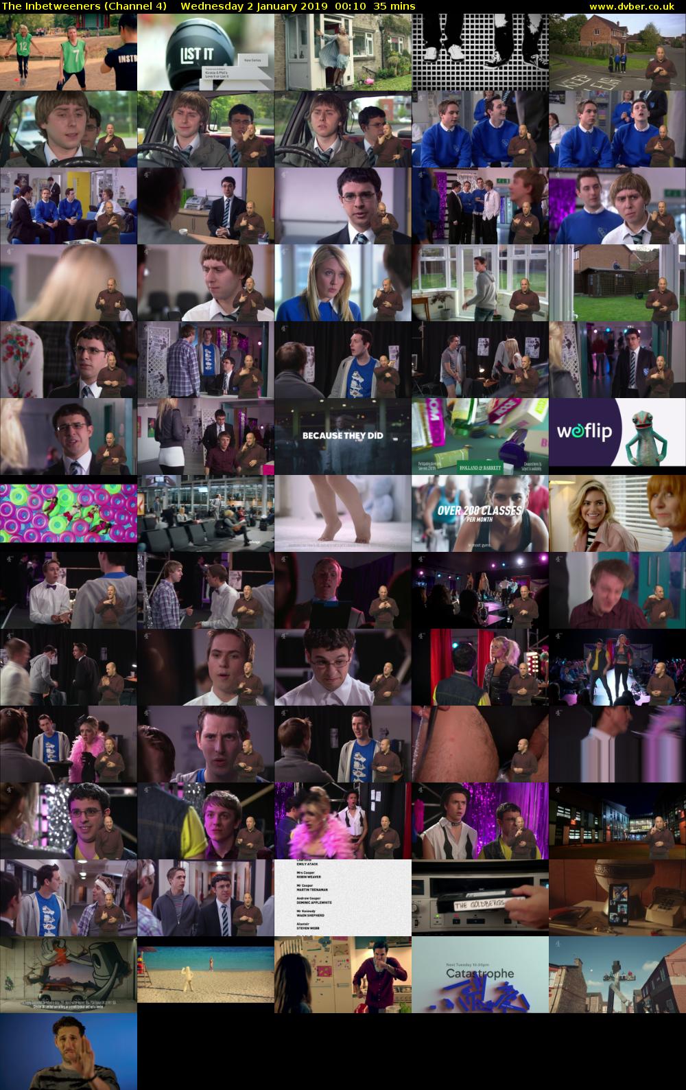 The Inbetweeners (Channel 4) Wednesday 2 January 2019 00:10 - 00:45