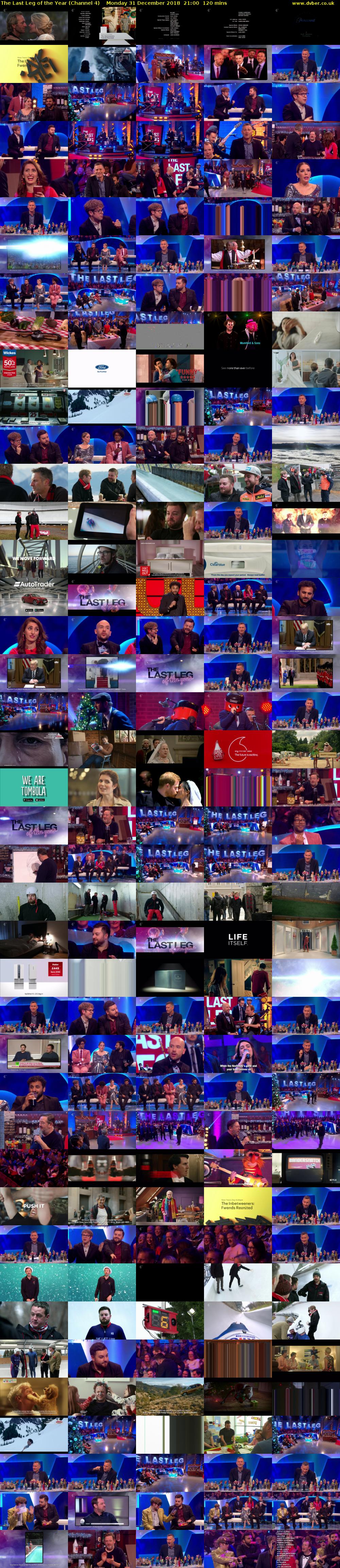 The Last Leg of the Year (Channel 4) Monday 31 December 2018 21:00 - 23:00