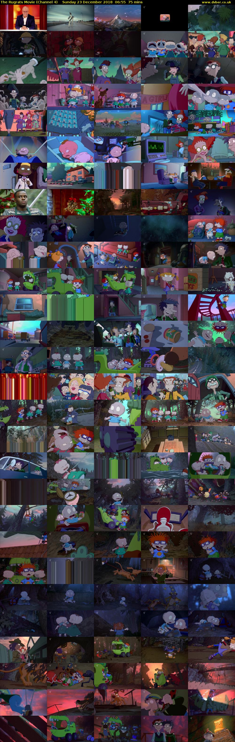 The Rugrats Movie (Channel 4) Sunday 23 December 2018 06:55 - 08:10