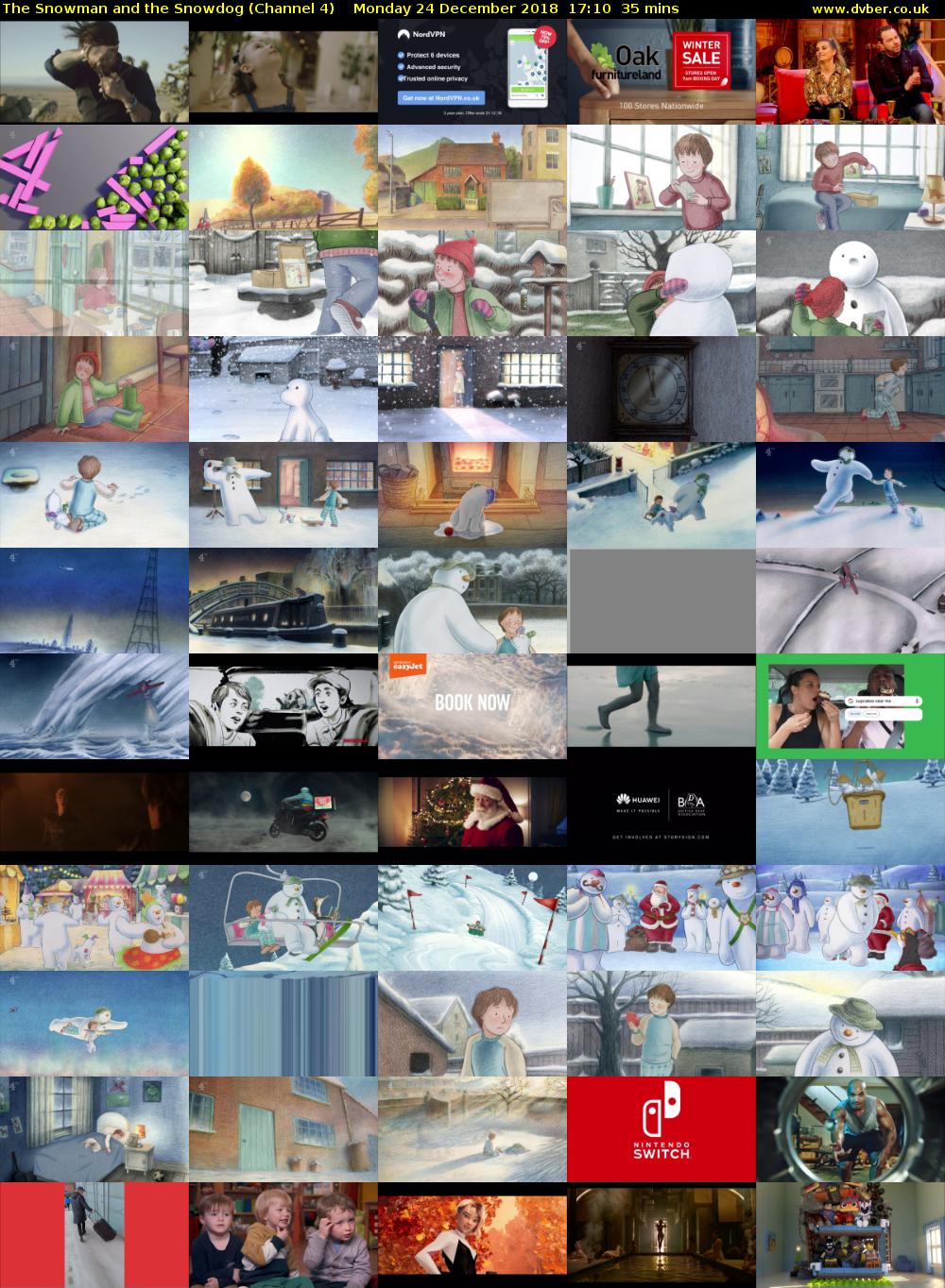 The Snowman and the Snowdog (Channel 4) Monday 24 December 2018 17:10 - 17:45