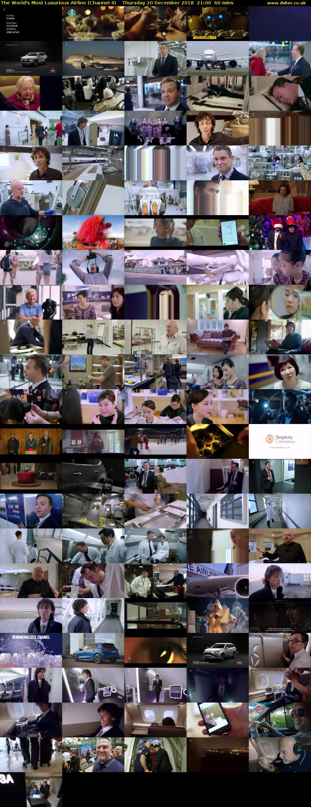 The World's Most Luxurious Airline (Channel 4) Thursday 20 December 2018 21:00 - 22:00