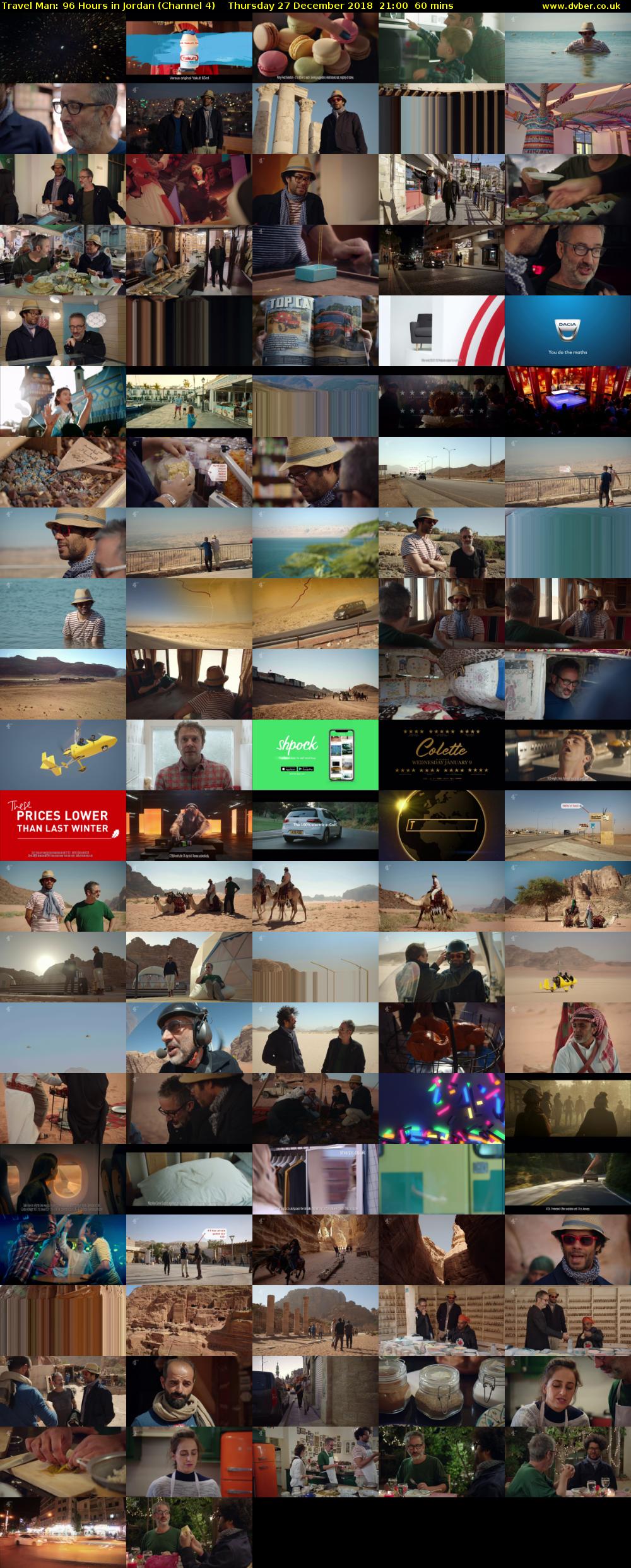 Travel Man: 96 Hours in Jordan (Channel 4) Thursday 27 December 2018 21:00 - 22:00