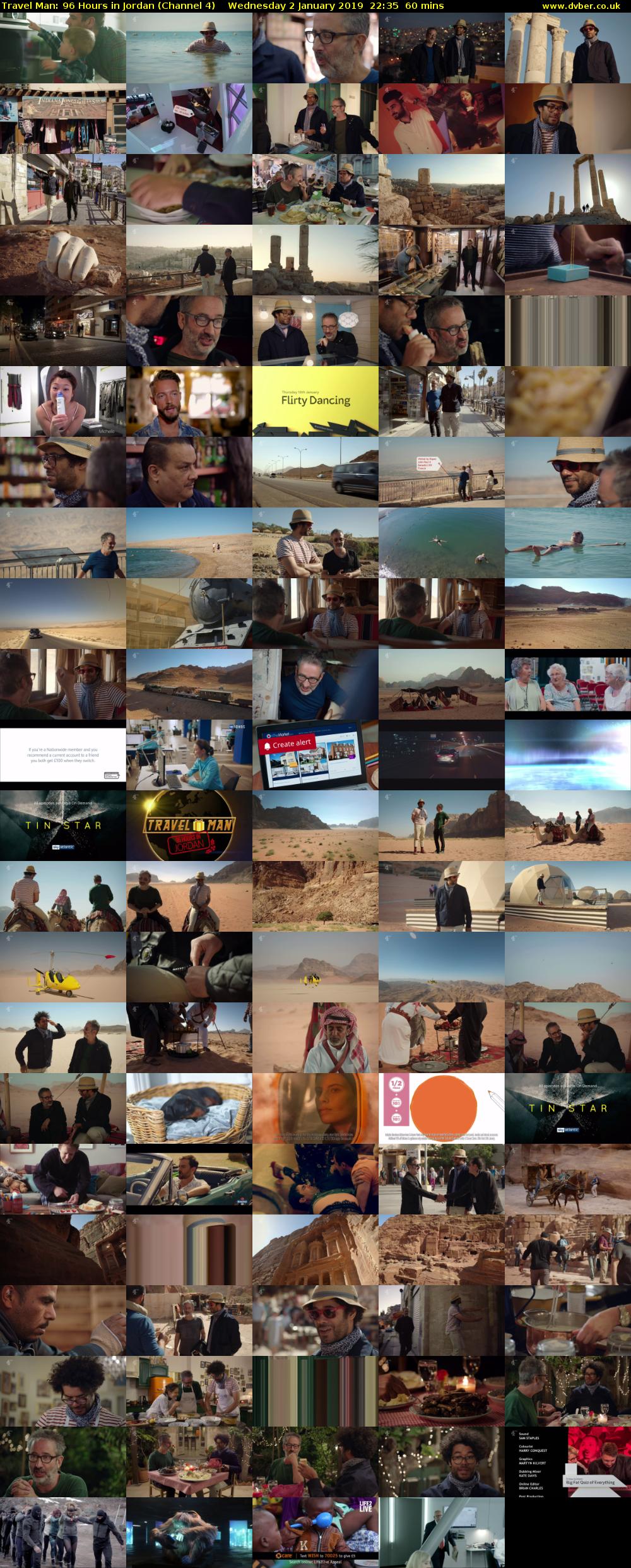 Travel Man: 96 Hours in Jordan (Channel 4) Wednesday 2 January 2019 22:35 - 23:35
