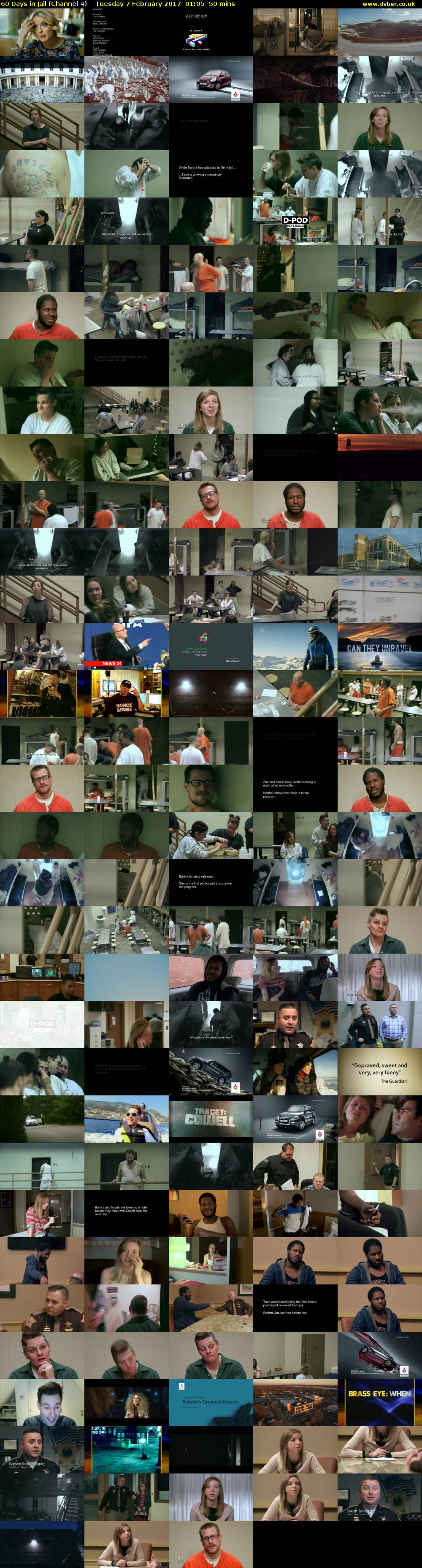 60 Days in Jail (Channel 4) Tuesday 7 February 2017 01:05 - 01:55