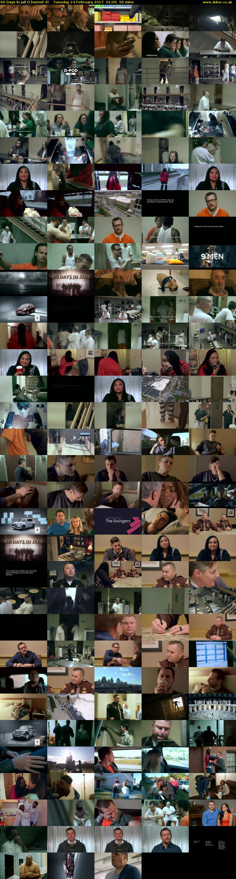 60 Days in Jail (Channel 4) Tuesday 14 February 2017 01:05 - 01:55
