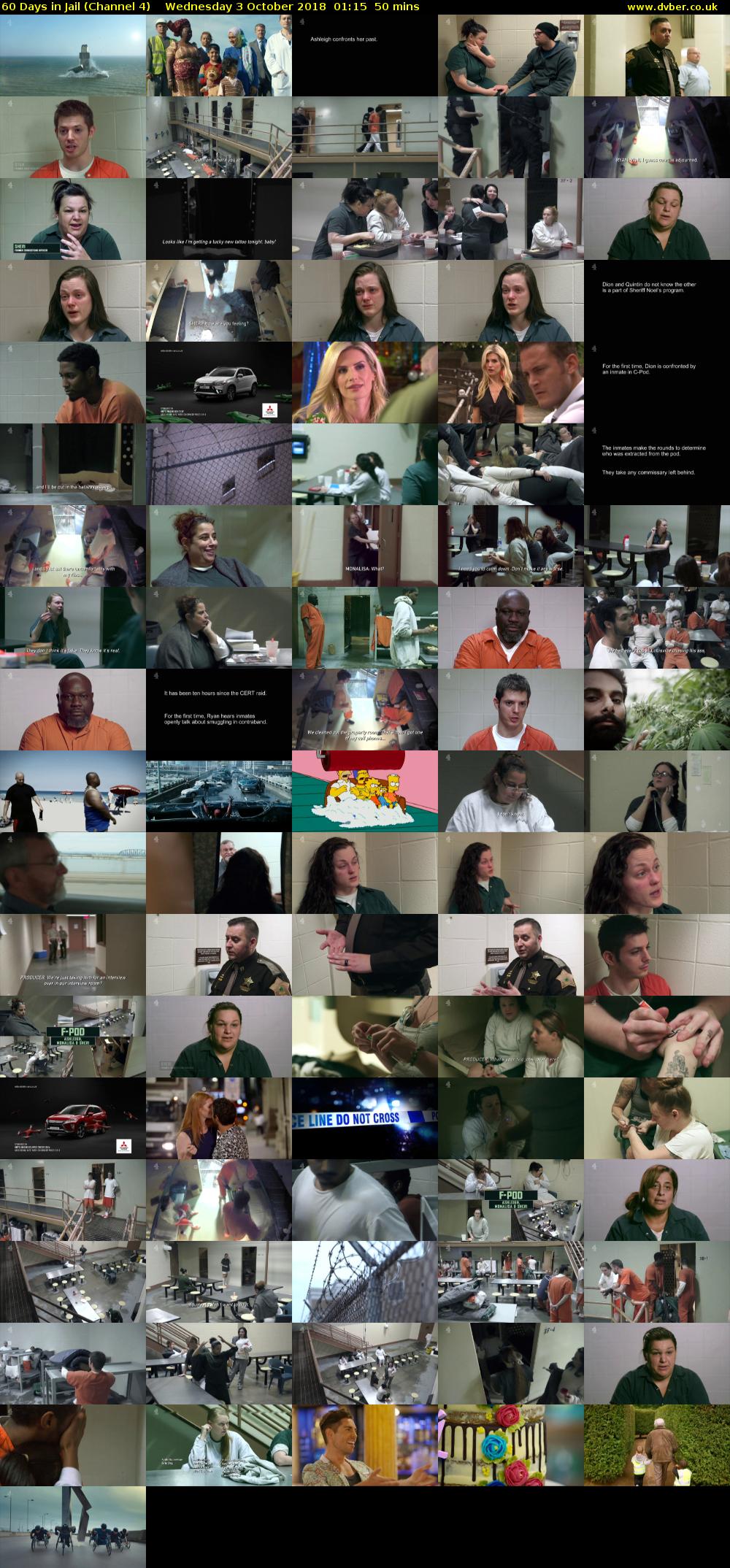 60 Days in Jail (Channel 4) Wednesday 3 October 2018 01:15 - 02:05