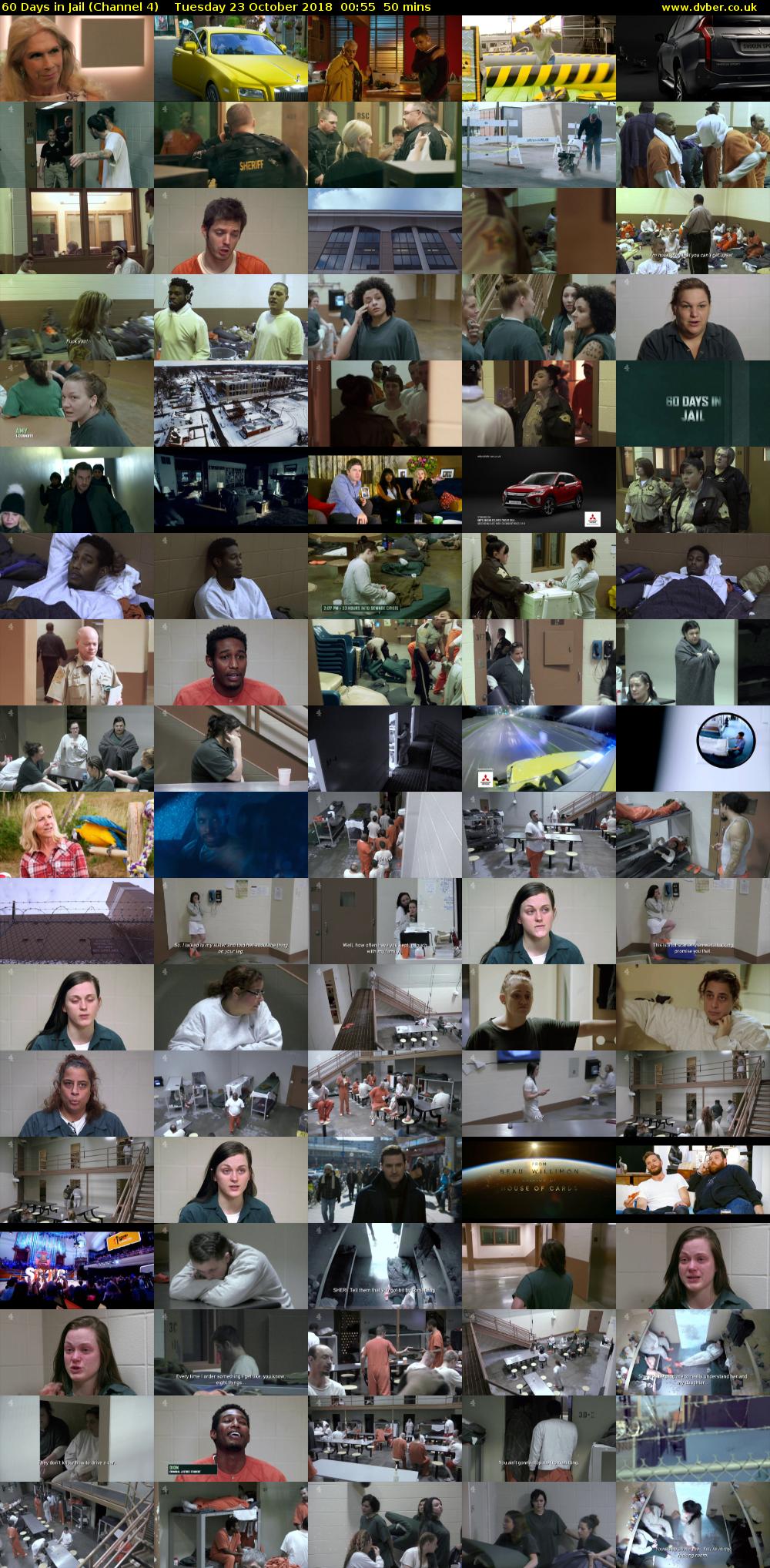 60 Days in Jail (Channel 4) Tuesday 23 October 2018 00:55 - 01:45