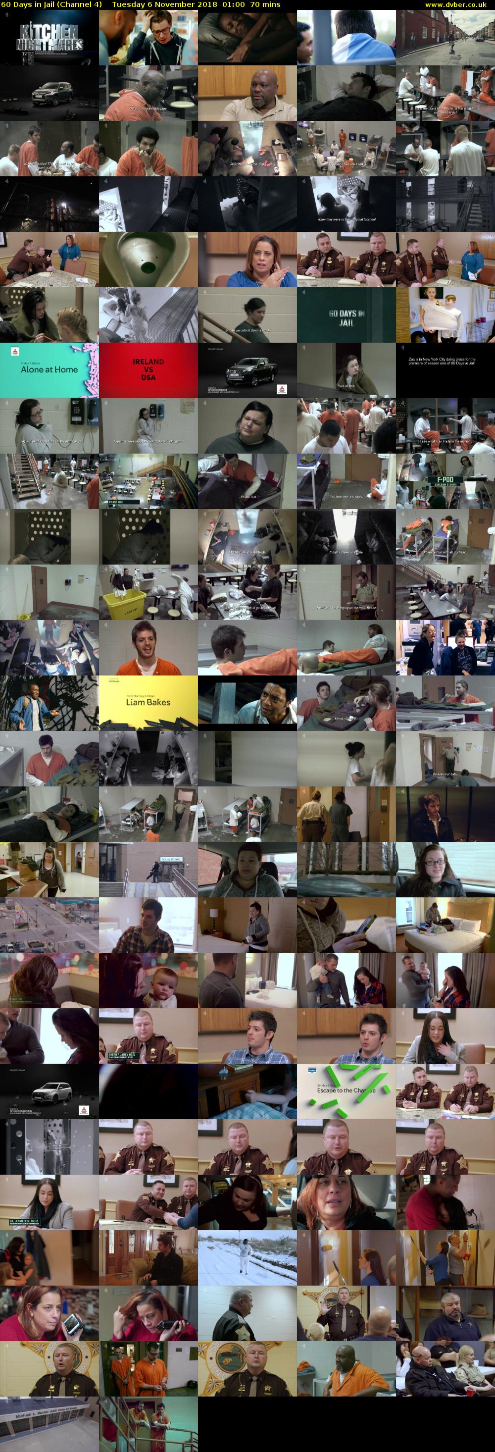 60 Days in Jail (Channel 4) Tuesday 6 November 2018 01:00 - 02:10