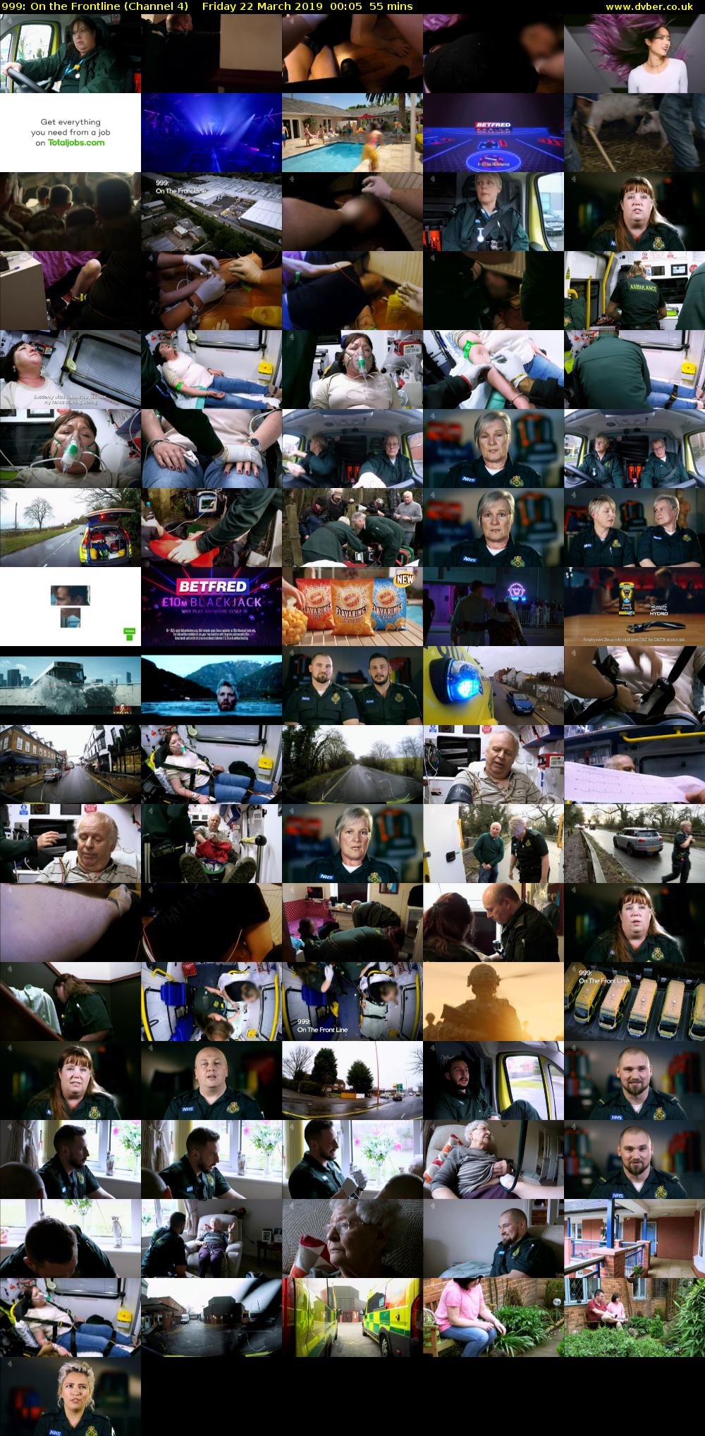 999: On the Frontline (Channel 4) Friday 22 March 2019 00:05 - 01:00