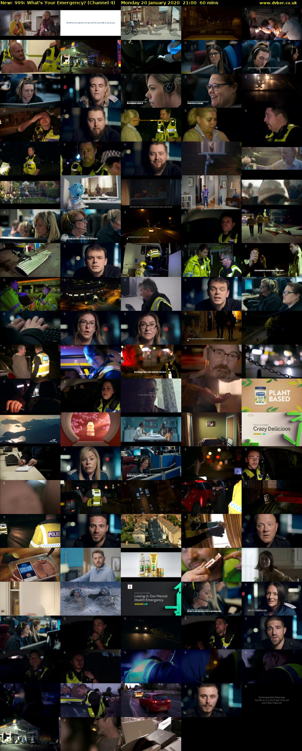 999: What's Your Emergency? (Channel 4) Monday 20 January 2020 21:00 - 22:00