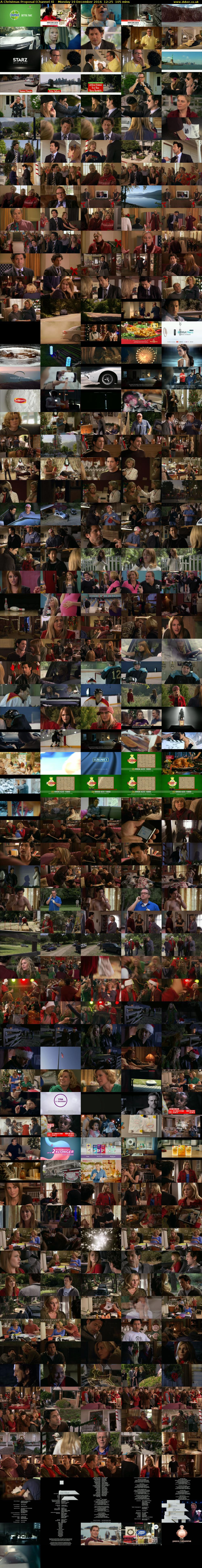 A Christmas Proposal (Channel 4) Monday 19 December 2016 12:25 - 14:10
