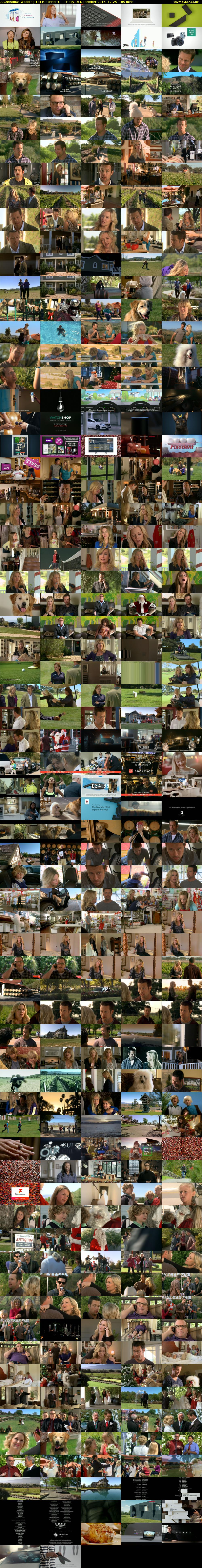 A Christmas Wedding Tail (Channel 4) Friday 16 December 2016 12:25 - 14:10