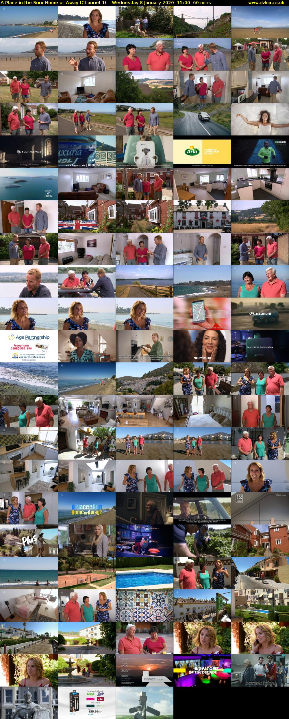 A Place in the Sun: Home or Away (Channel 4) Wednesday 8 January 2020 15:00 - 16:00