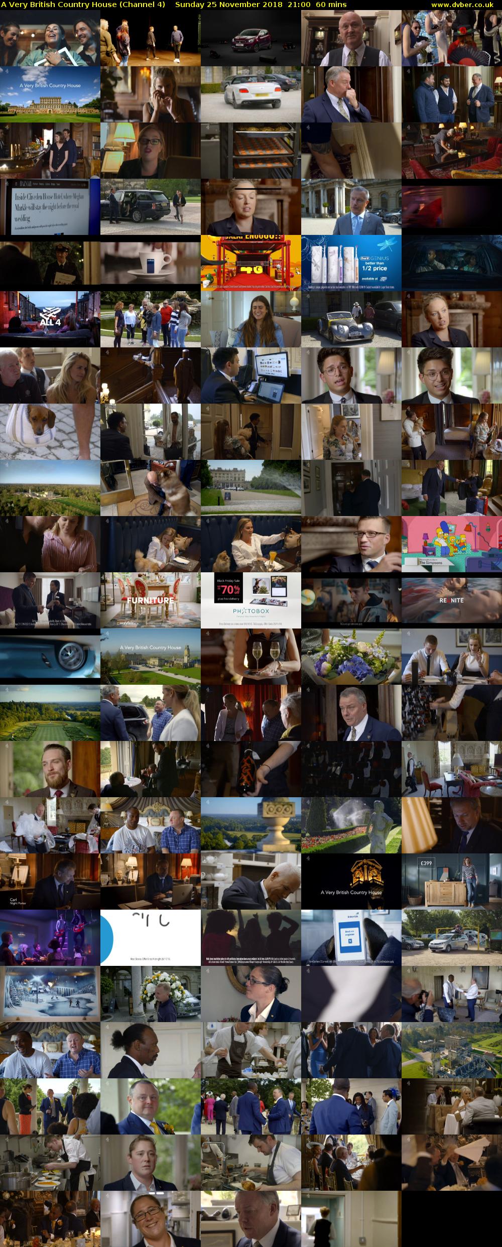 A Very British Country House (Channel 4) Sunday 25 November 2018 21:00 - 22:00