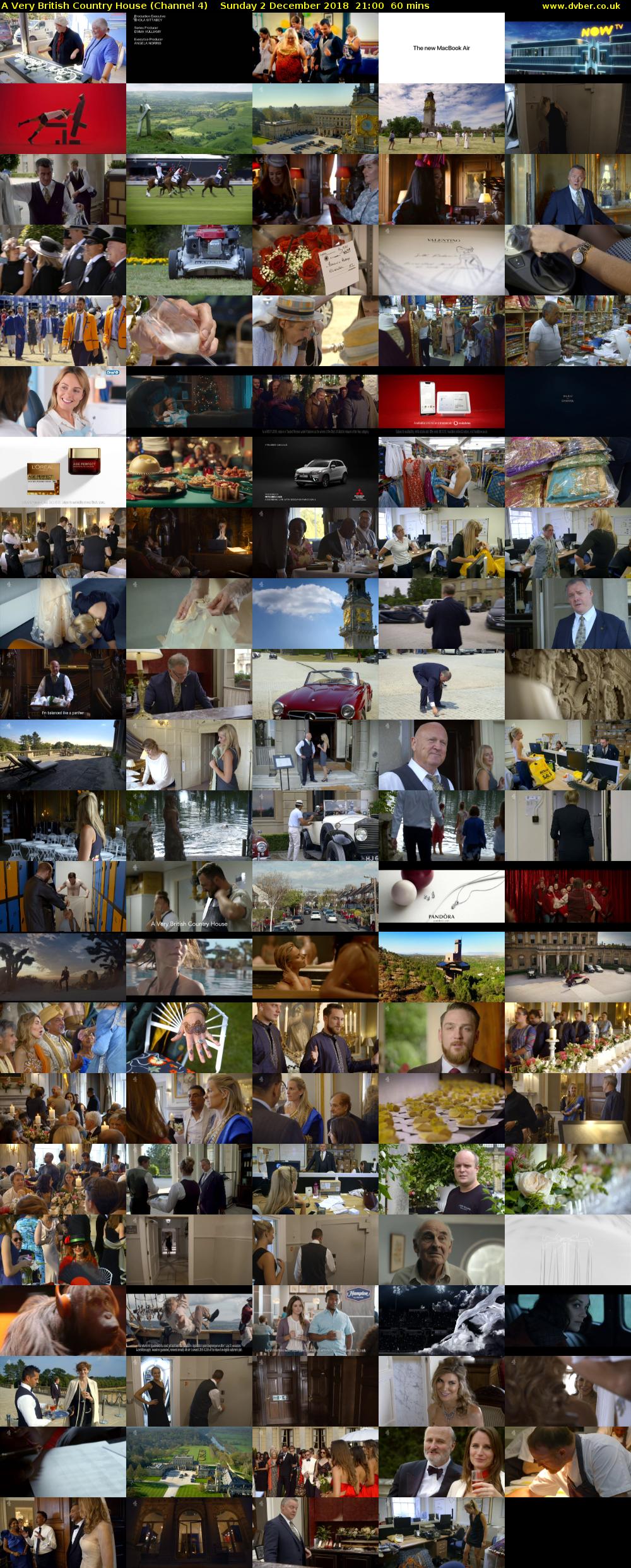 A Very British Country House (Channel 4) Sunday 2 December 2018 21:00 - 22:00