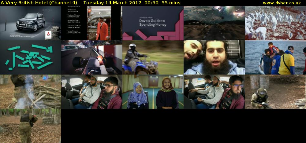 A Very British Hotel (Channel 4) Tuesday 14 March 2017 00:50 - 01:45
