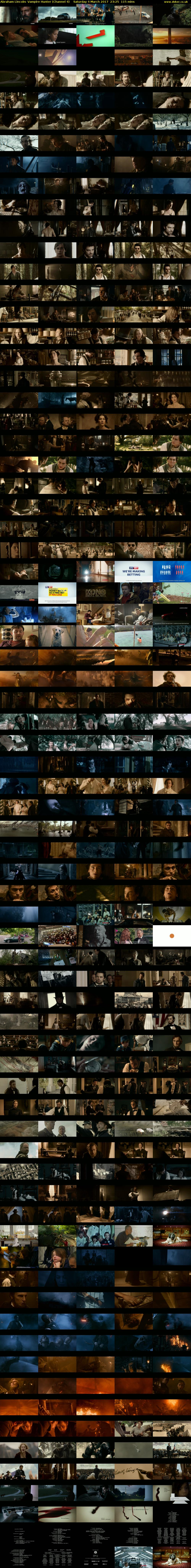 Abraham Lincoln: Vampire Hunter (Channel 4) Saturday 4 March 2017 23:25 - 01:20