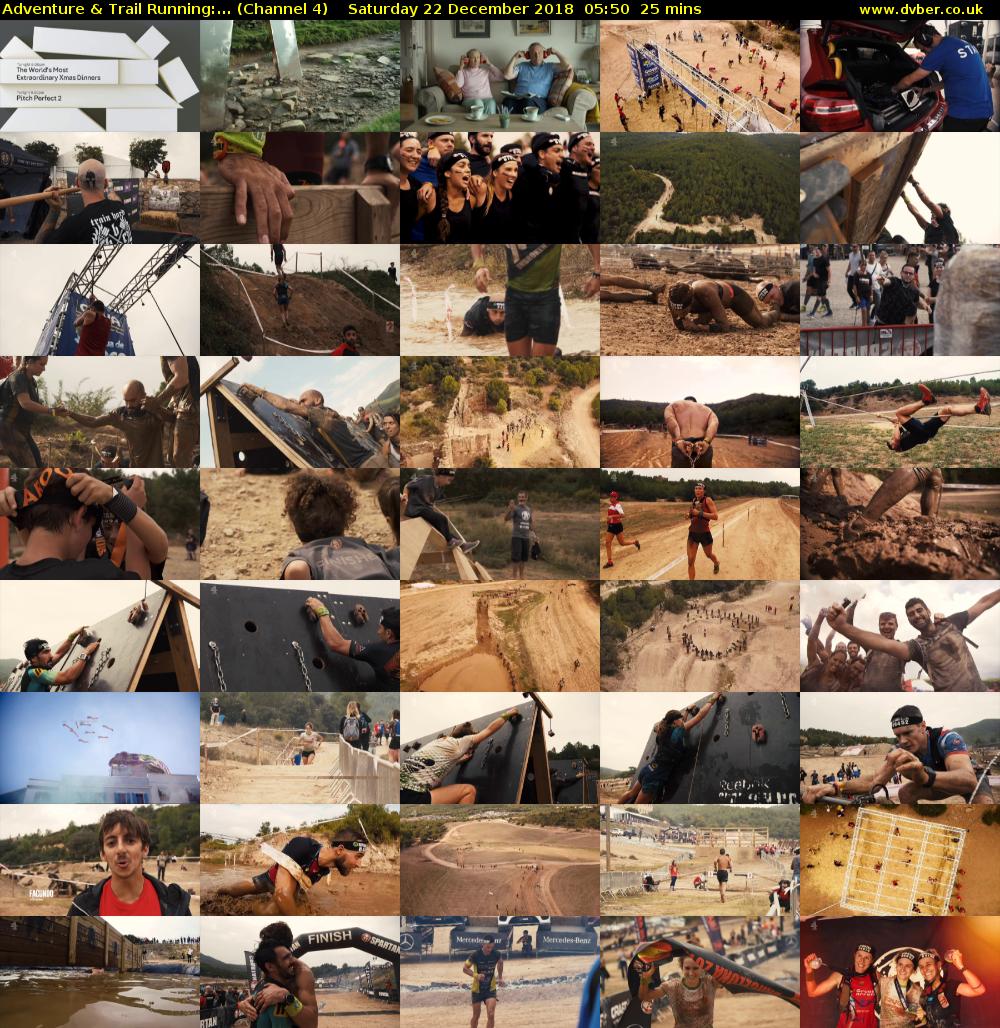 Adventure & Trail Running:... (Channel 4) Saturday 22 December 2018 05:50 - 06:15