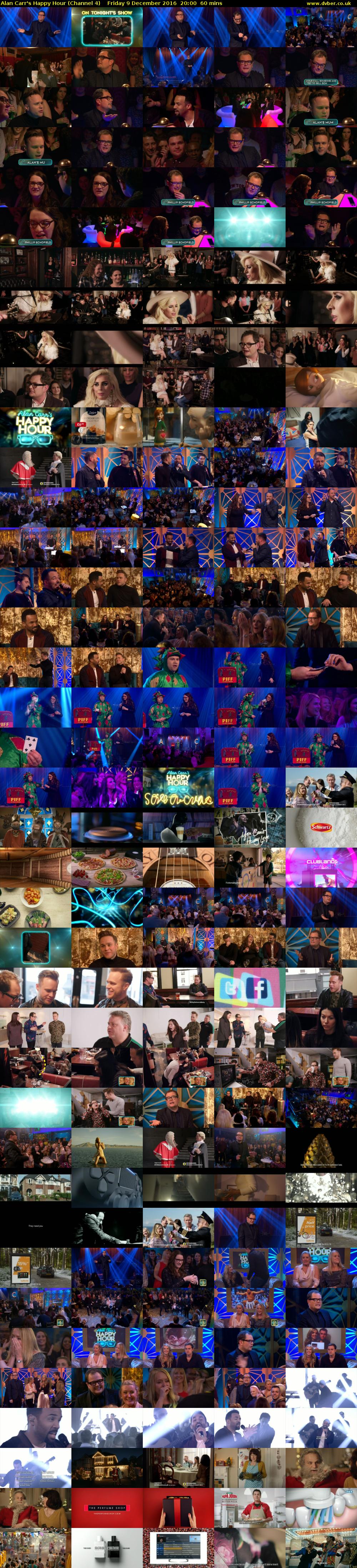 Alan Carr's Happy Hour (Channel 4) Friday 9 December 2016 20:00 - 21:00