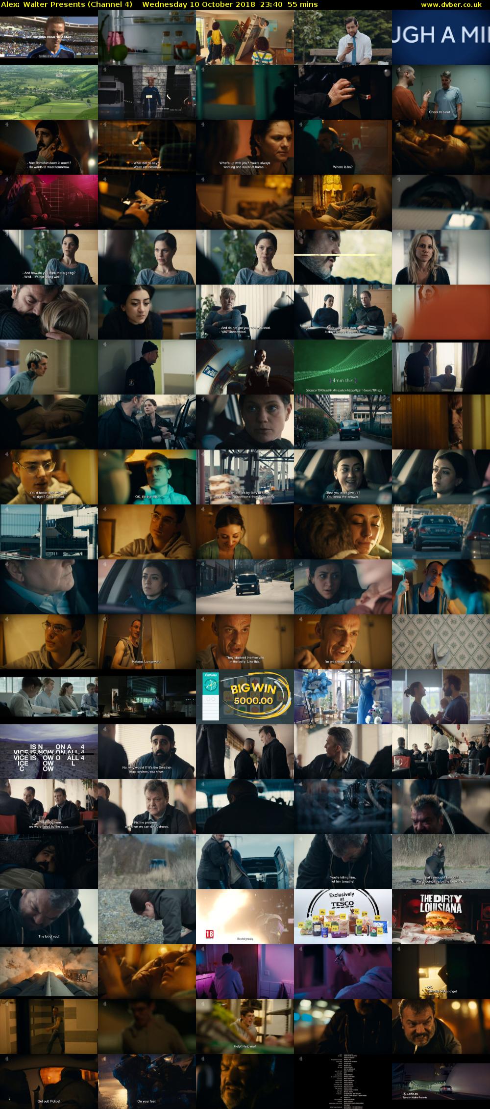 Alex: Walter Presents (Channel 4) Wednesday 10 October 2018 23:40 - 00:35