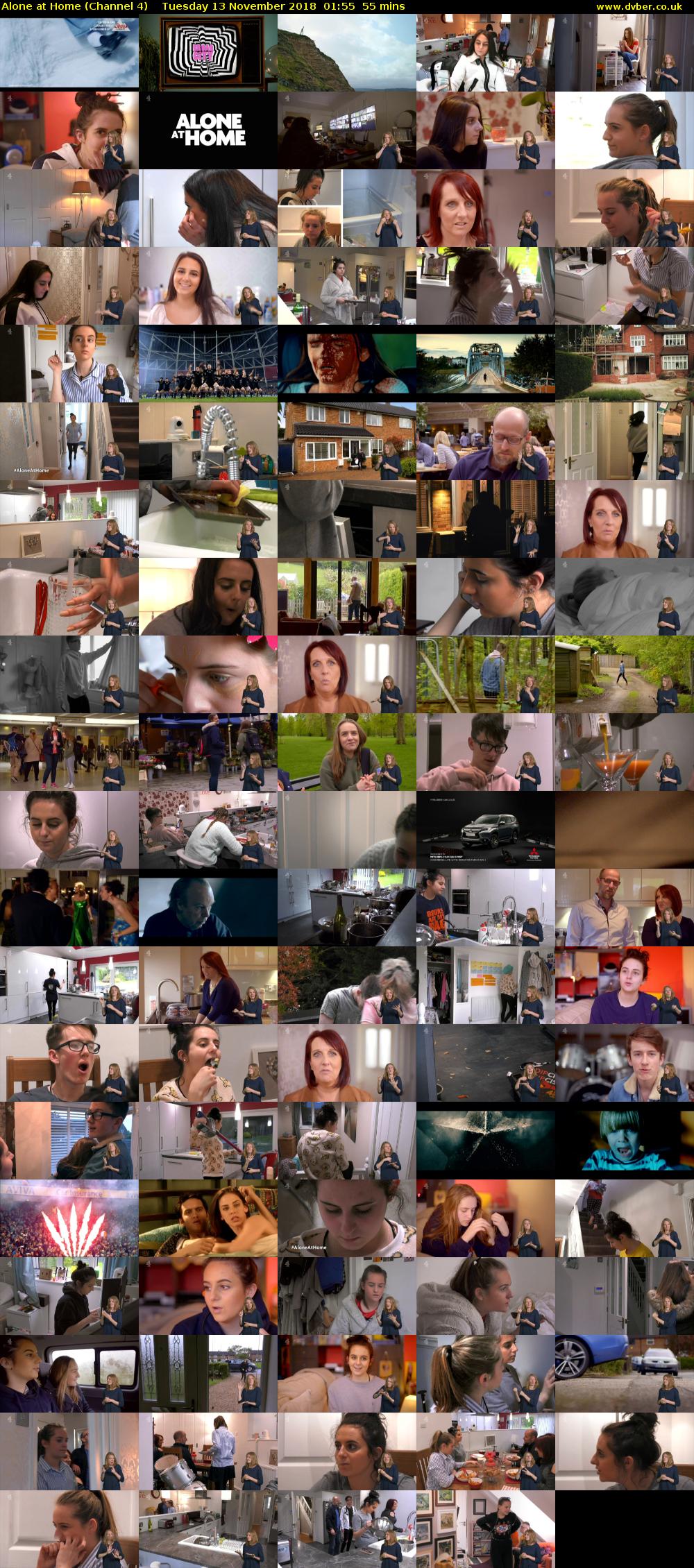 Alone at Home (Channel 4) Tuesday 13 November 2018 01:55 - 02:50