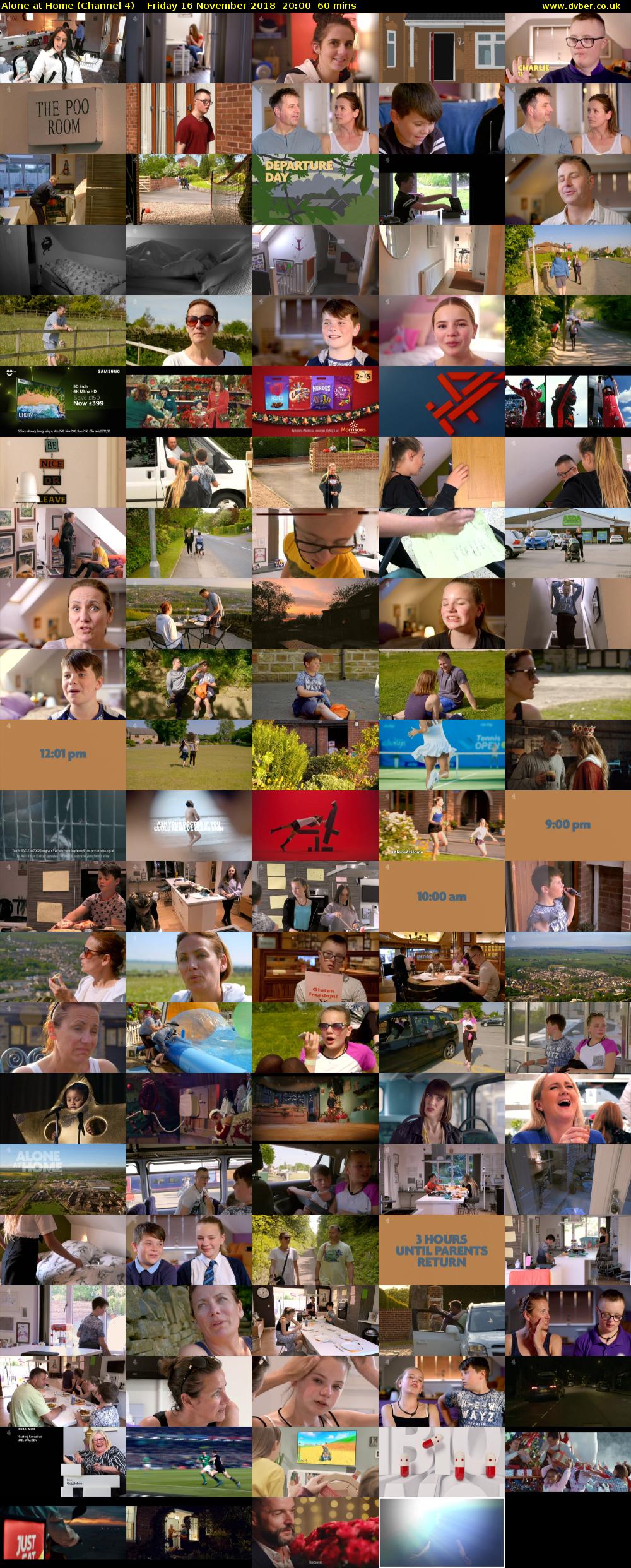 Alone at Home (Channel 4) Friday 16 November 2018 20:00 - 21:00