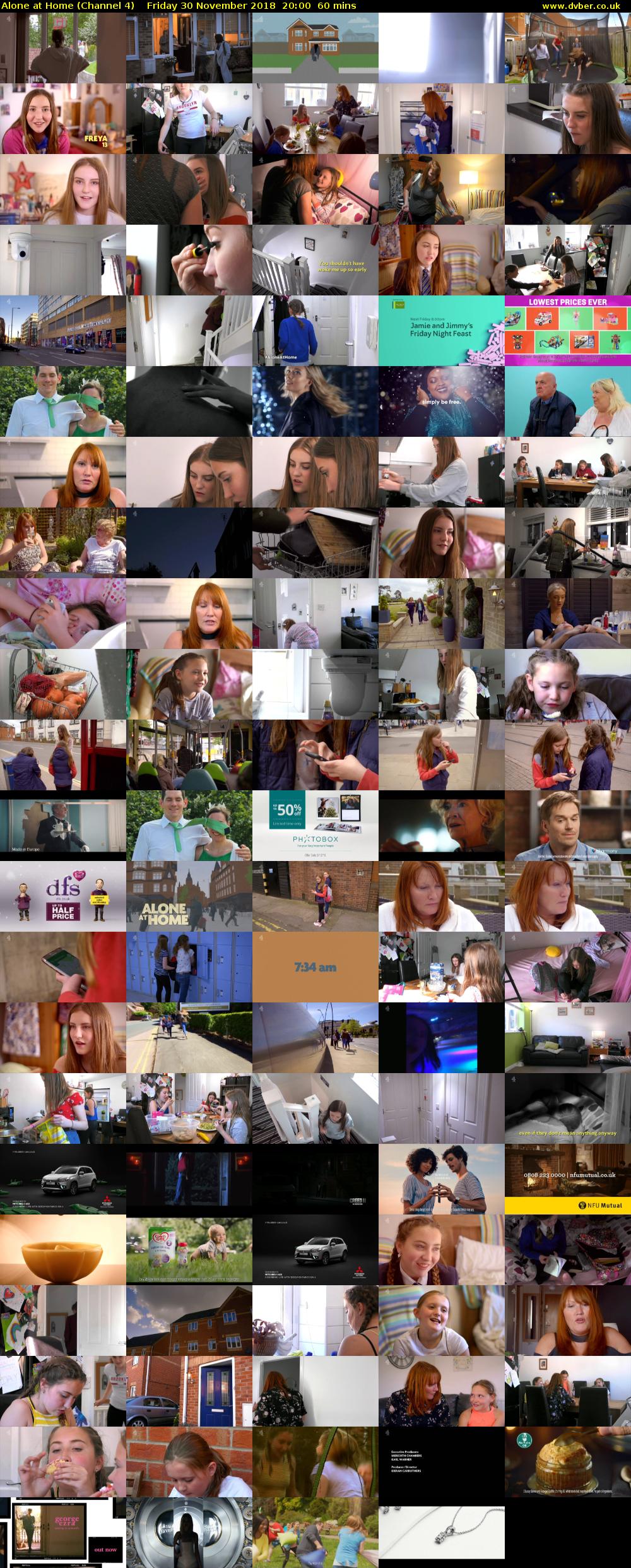 Alone at Home (Channel 4) Friday 30 November 2018 20:00 - 21:00