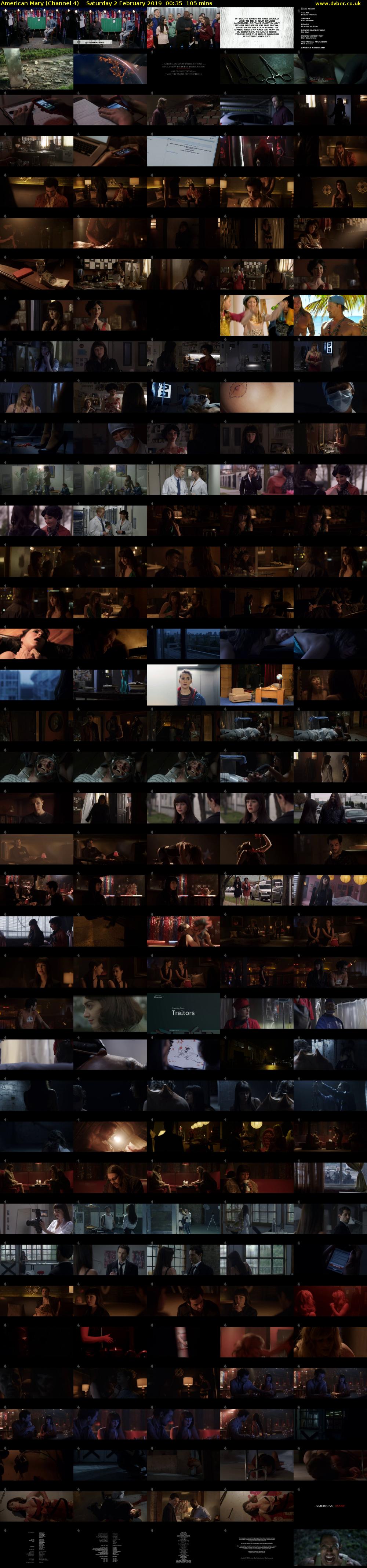 American Mary (Channel 4) Saturday 2 February 2019 00:35 - 02:20