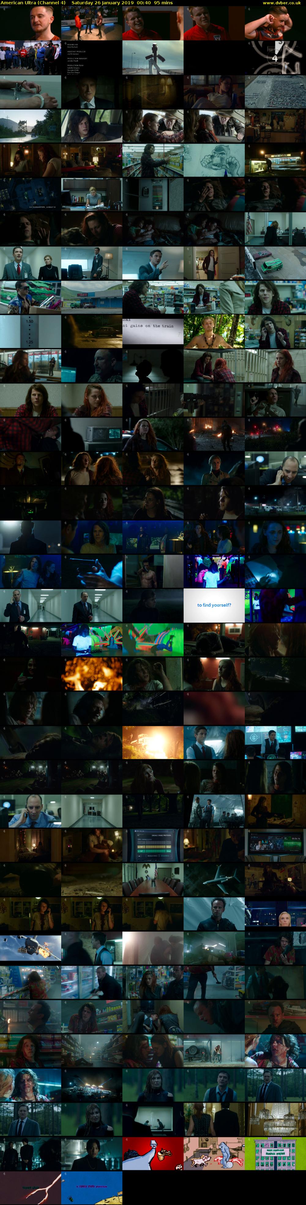 American Ultra (Channel 4) Saturday 26 January 2019 00:40 - 02:15