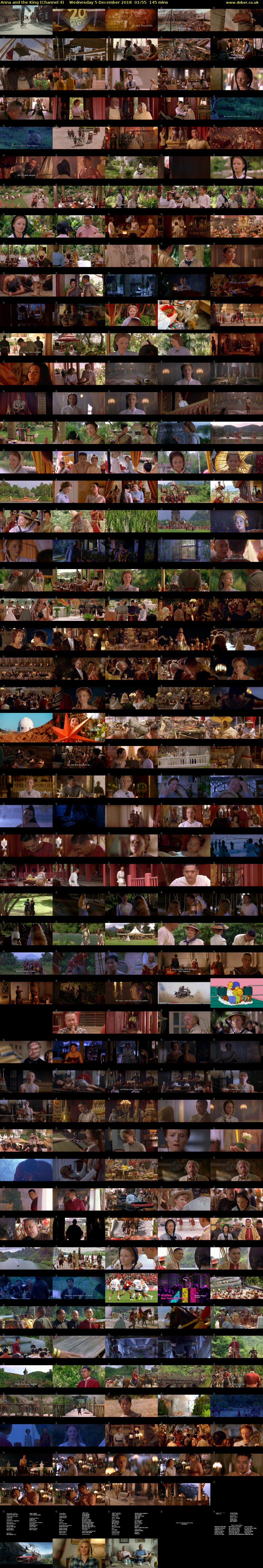 Anna and the King (Channel 4) Wednesday 5 December 2018 01:55 - 04:20