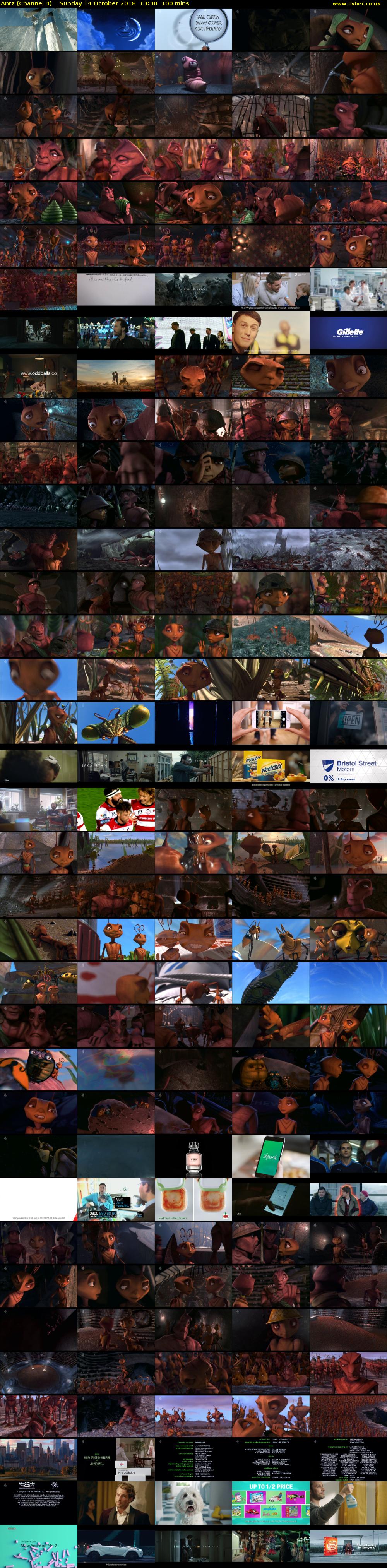 Antz (Channel 4) Sunday 14 October 2018 13:30 - 15:10