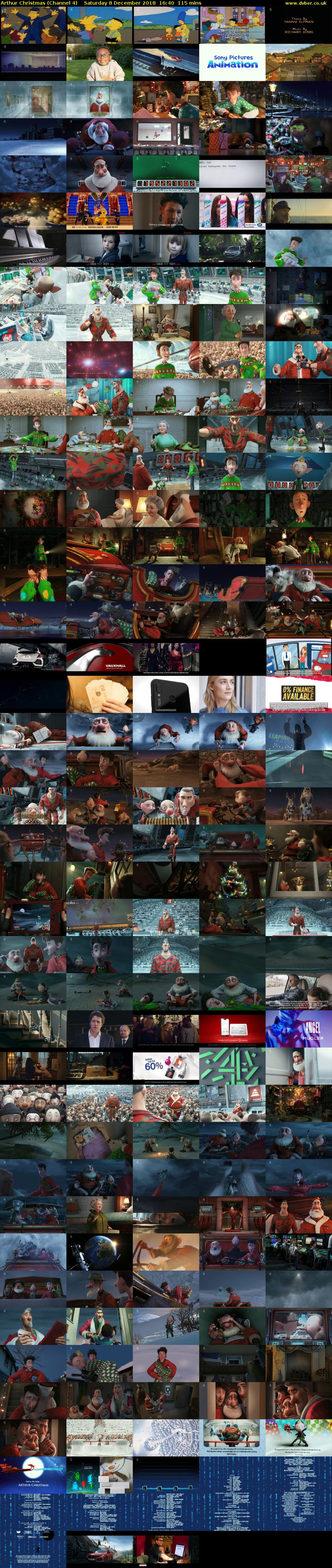 Arthur Christmas (Channel 4) Saturday 8 December 2018 16:40 - 18:35