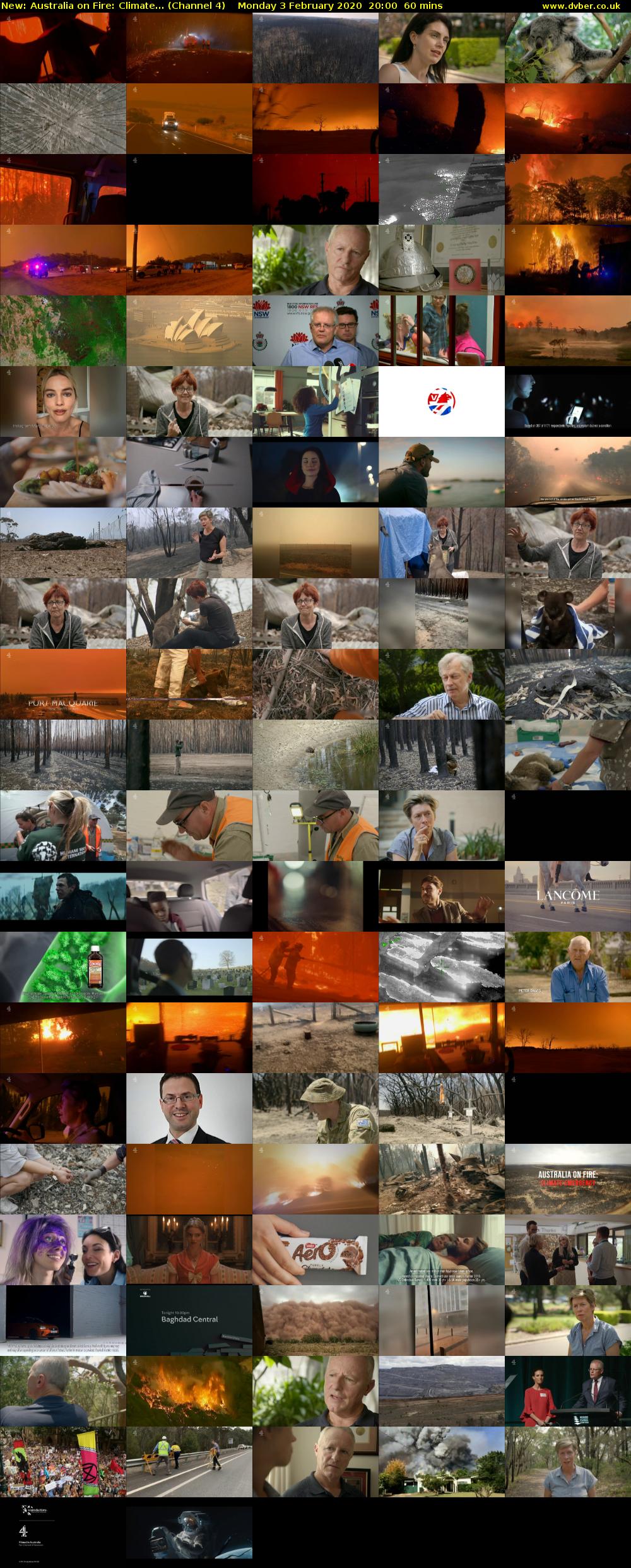 Australia on Fire: Climate... (Channel 4) Monday 3 February 2020 20:00 - 21:00