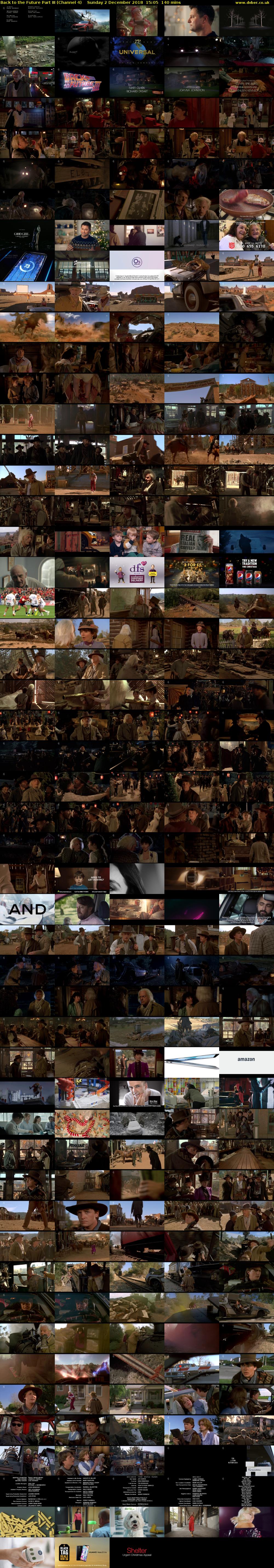 Back to the Future Part III (Channel 4) Sunday 2 December 2018 15:05 - 17:25