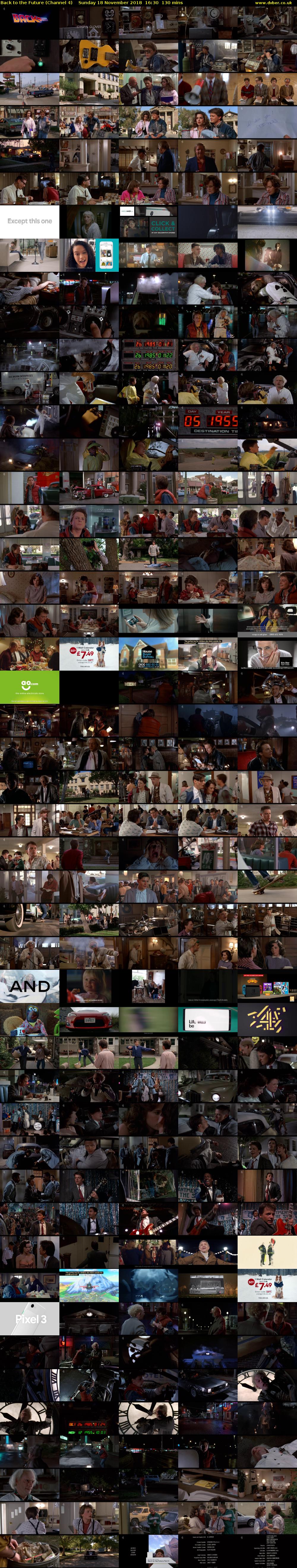 Back to the Future (Channel 4) Sunday 18 November 2018 16:30 - 18:40