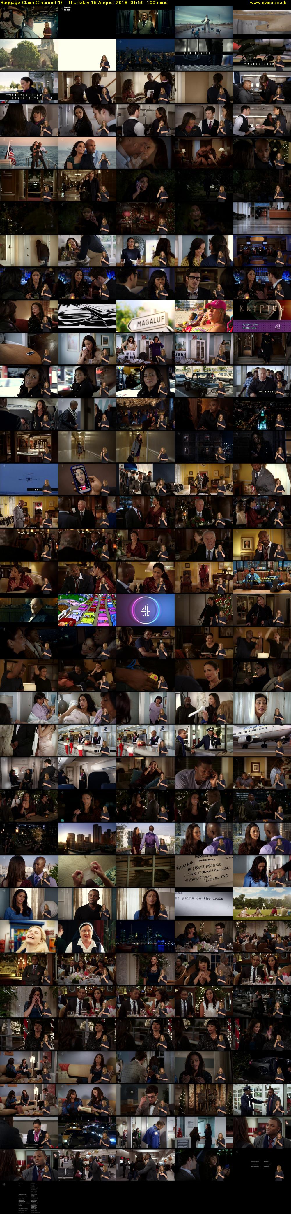 Baggage Claim (Channel 4) Thursday 16 August 2018 01:50 - 03:30