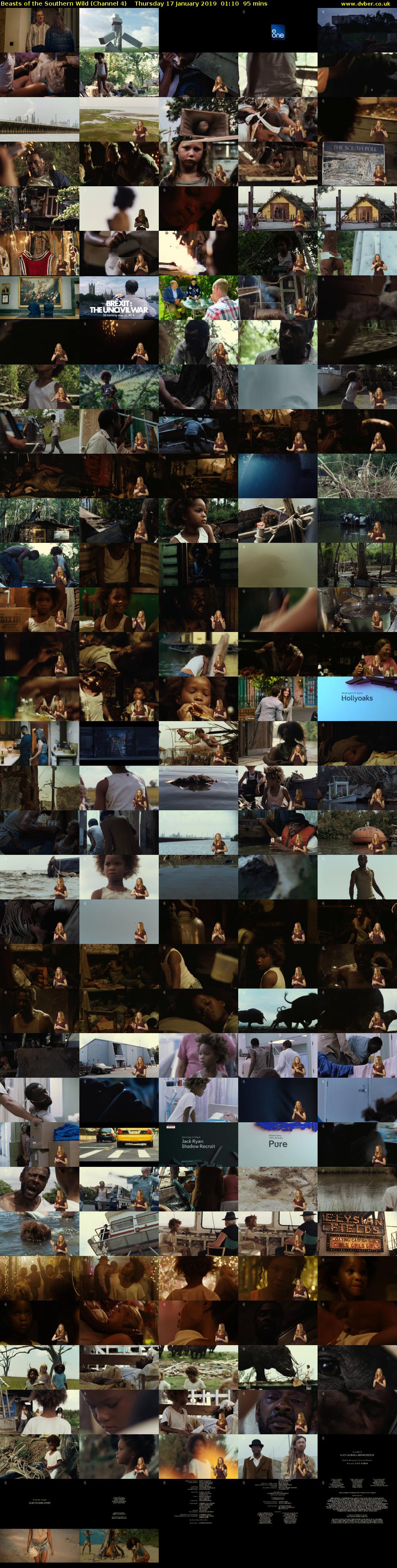 Beasts of the Southern Wild (Channel 4) Thursday 17 January 2019 01:10 - 02:45