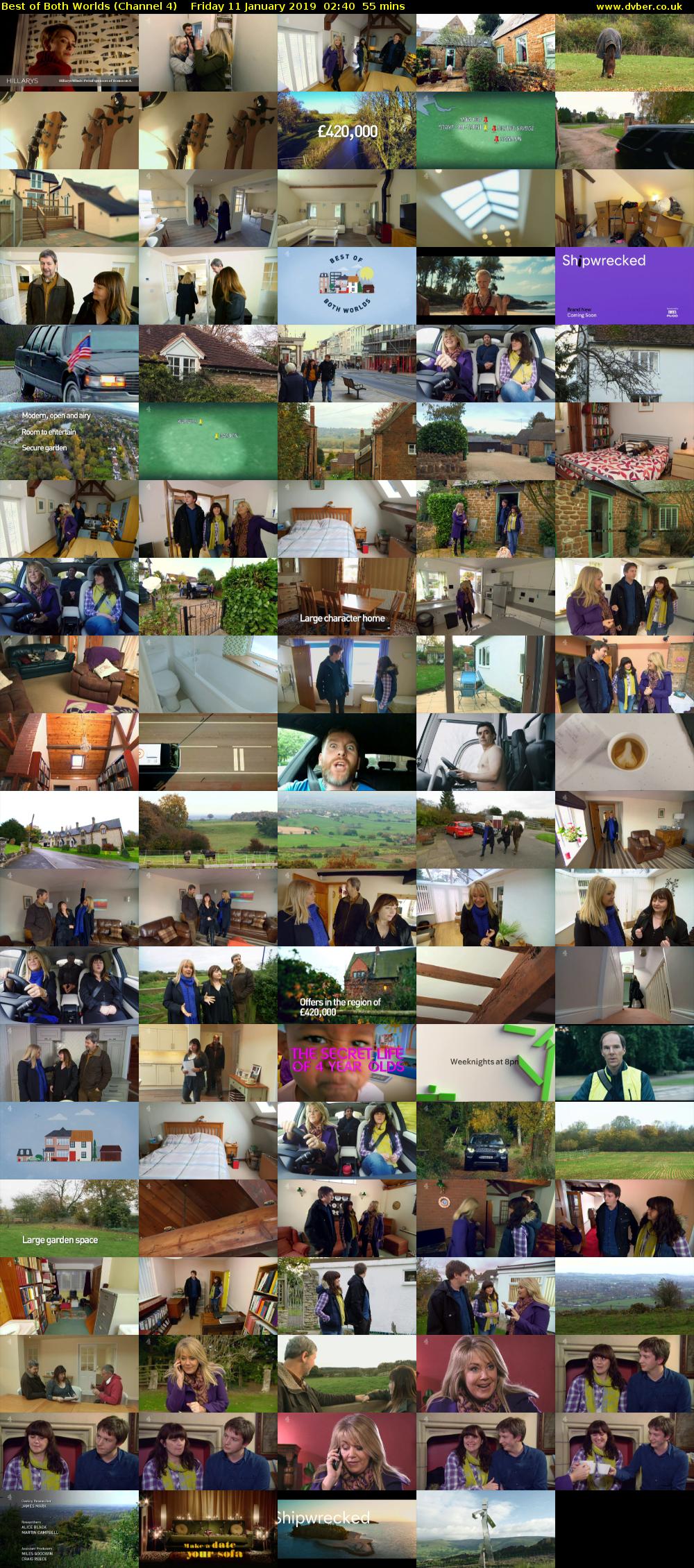 Best of Both Worlds (Channel 4) Friday 11 January 2019 02:40 - 03:35