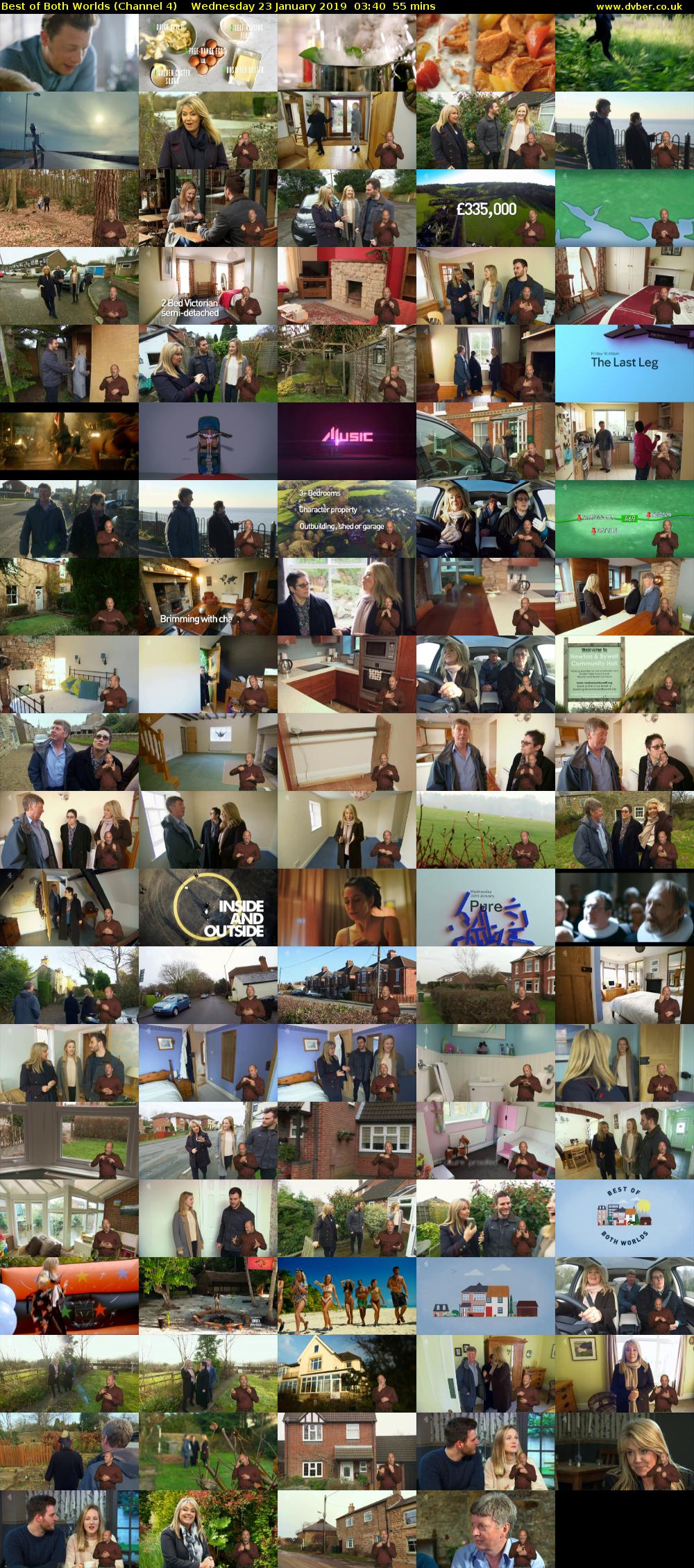 Best of Both Worlds (Channel 4) Wednesday 23 January 2019 03:40 - 04:35