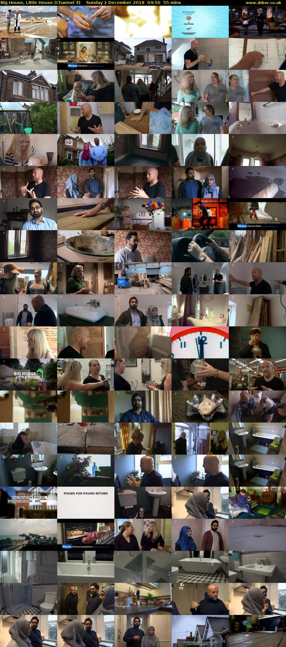 Big House, Little House (Channel 4) Sunday 2 December 2018 04:50 - 05:45