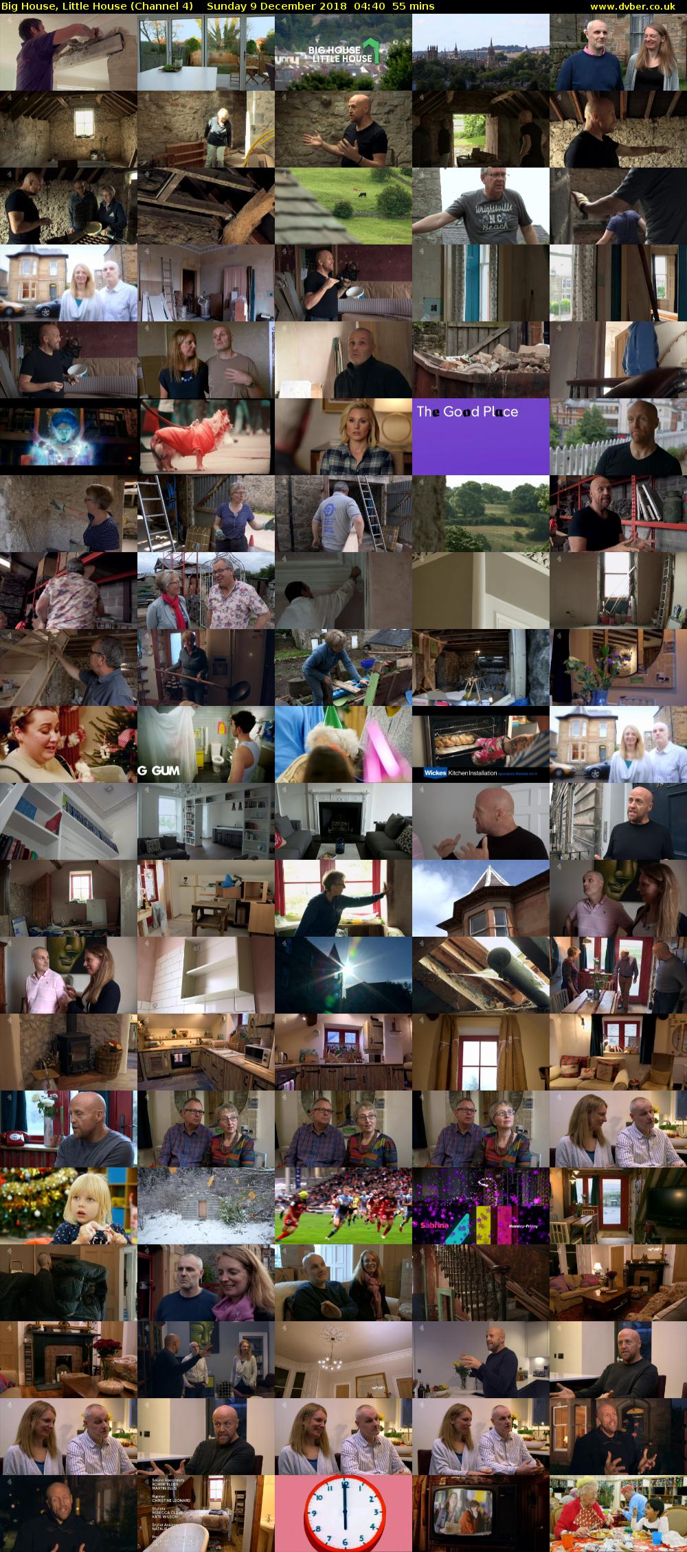 Big House, Little House (Channel 4) Sunday 9 December 2018 04:40 - 05:35