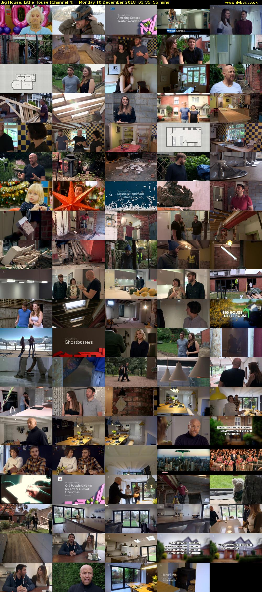 Big House, Little House (Channel 4) Monday 10 December 2018 03:35 - 04:30