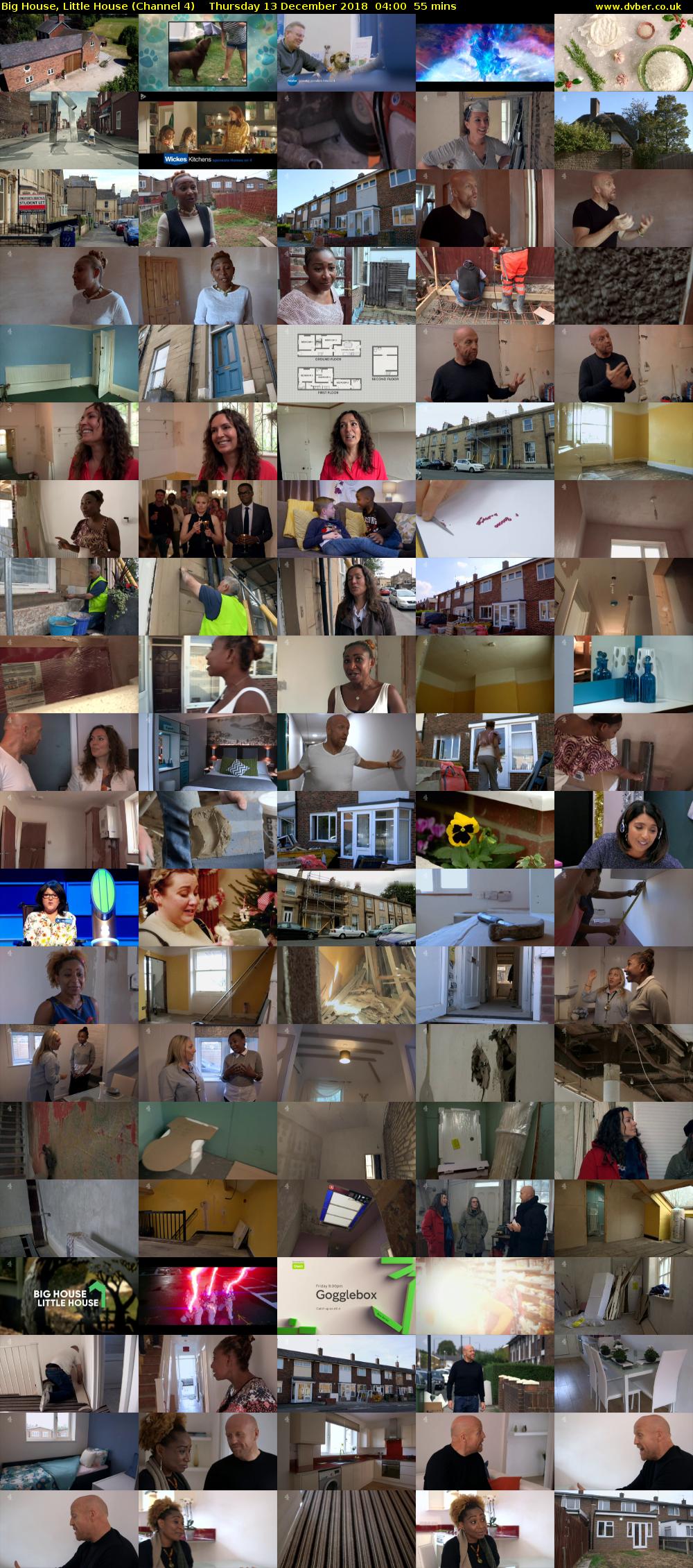 Big House, Little House (Channel 4) Thursday 13 December 2018 04:00 - 04:55