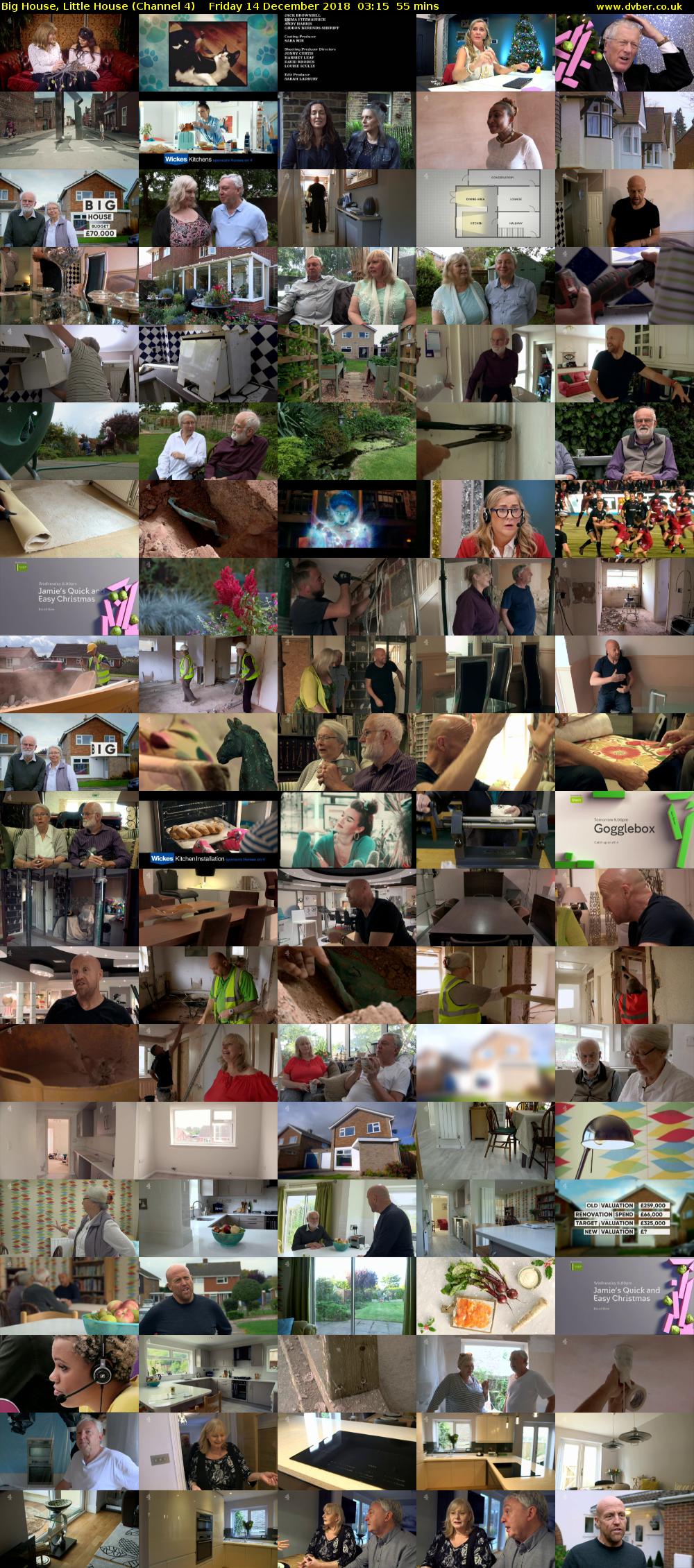 Big House, Little House (Channel 4) Friday 14 December 2018 03:15 - 04:10