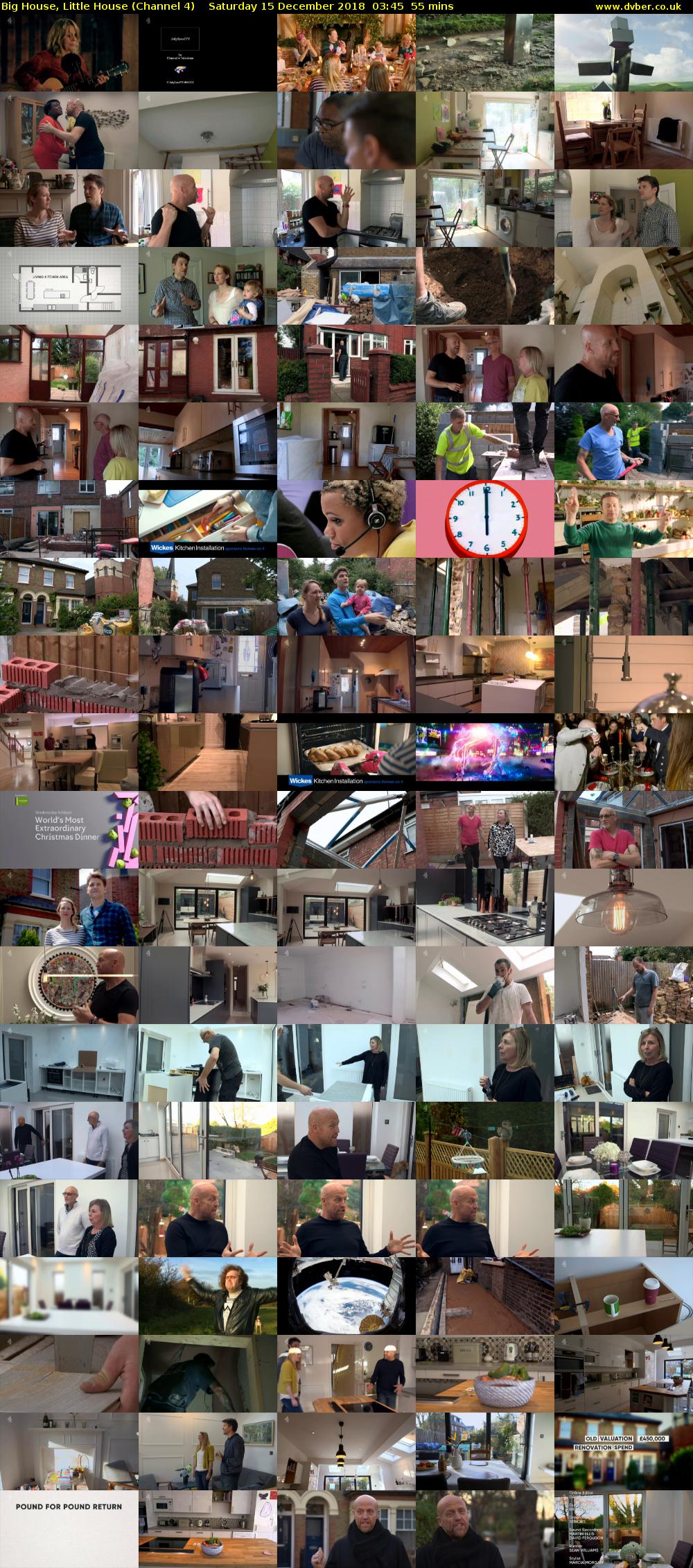 Big House, Little House (Channel 4) Saturday 15 December 2018 03:45 - 04:40